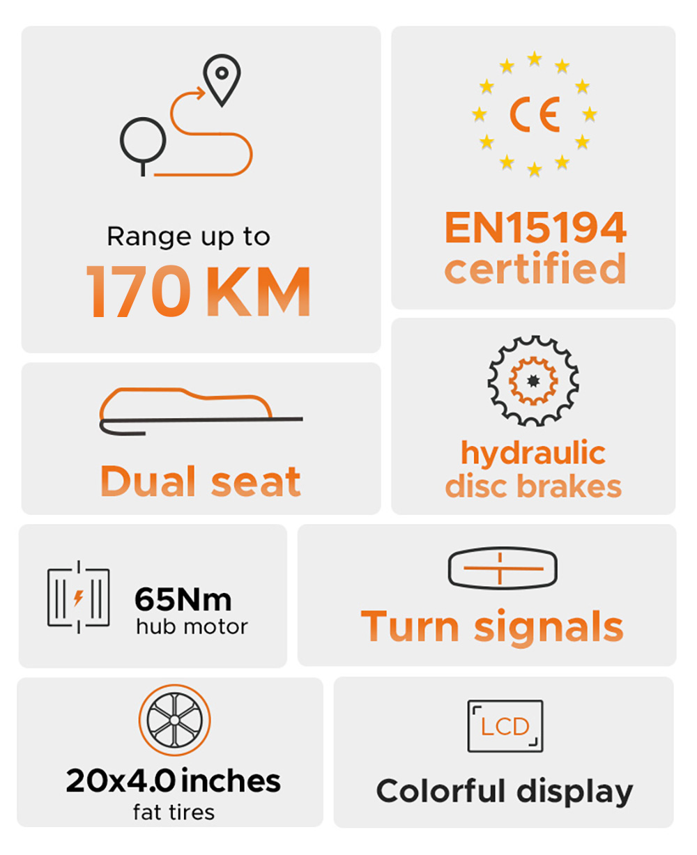 ENGWE elektrický bicykel M1 - 1x batéria 4
